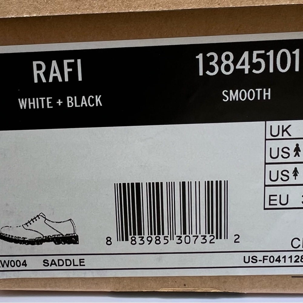 Dr. Martens Two-Tone Black and White Oxfords - Picture 3 of 5